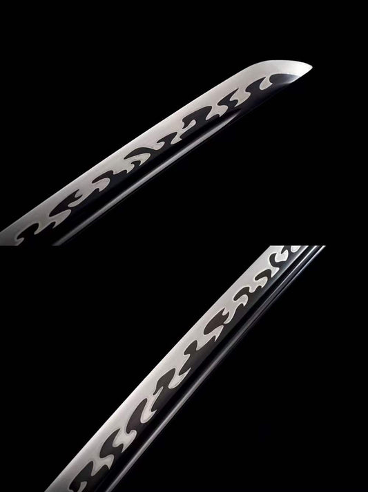 Hand Forged Japanese Samurai Katana Heavenly Serpent High Manganese Steel