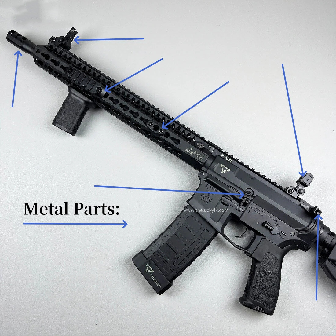TTI TR1 Gel Blaster With Forward And Backward Movable Bolt
