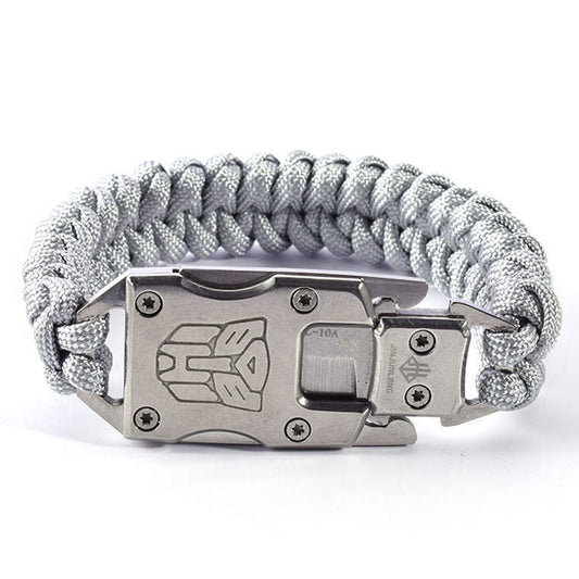 Outdoor Self-Help Self-Defense Hidden Bracelet Knife Transformers Pattern