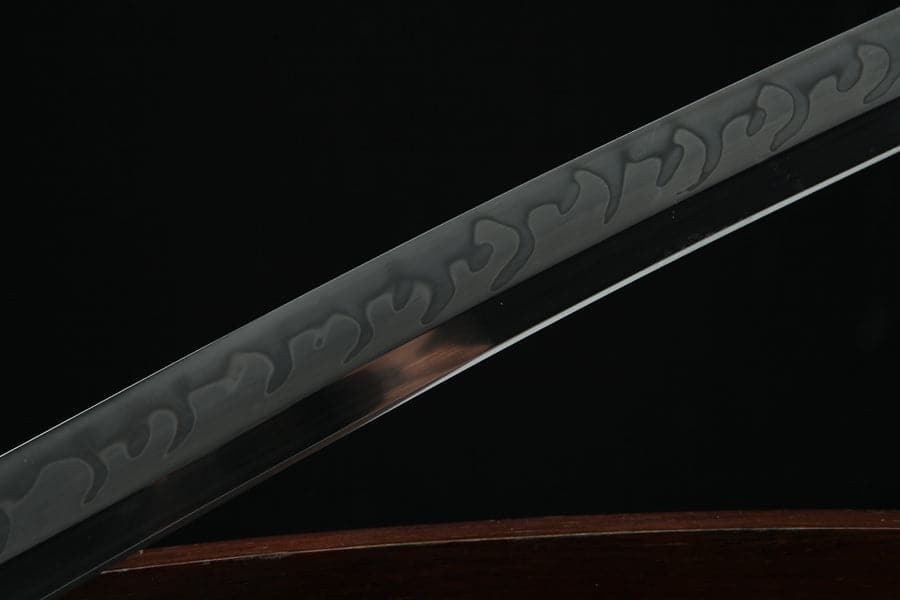 Hand Forged Japanese Samurai Katana T10 Real Yokote Pure copper gilt silver