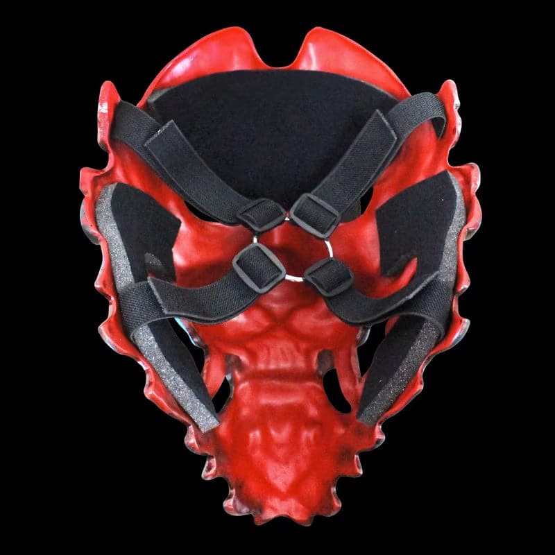 Hand-Made Japanese Hannya War Leopard Armor Oni Mask