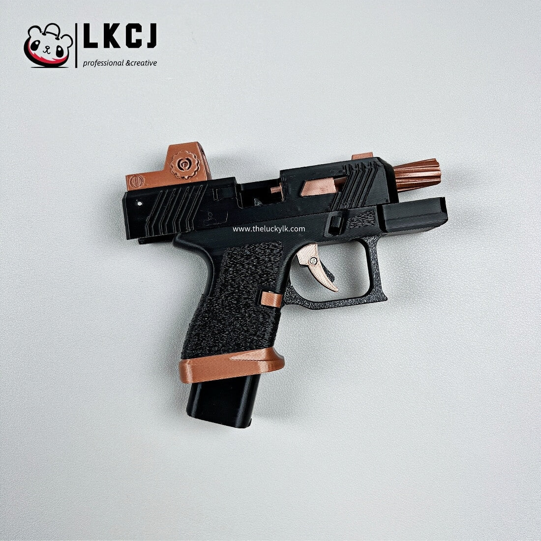 3D Printed Mini Pistol 34 Blowback Dart Blaster Automatic Shell Ejection