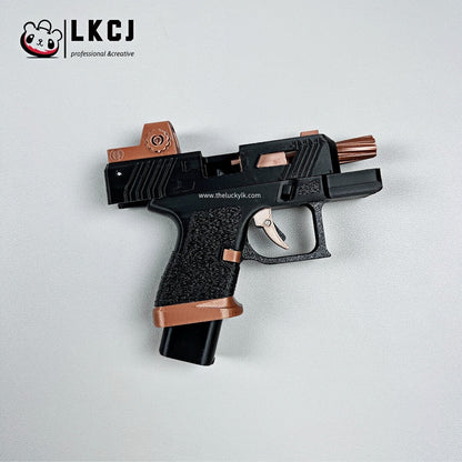 3D Printed Mini Pistol 34 Blowback Dart Blaster Automatic Shell Ejection