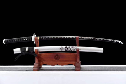 Hand Forged Japanese Samurai Katana Heavenly Serpent High Manganese Steel