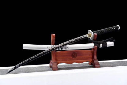 Hand Forged Japanese Samurai Katana Heavenly Serpent High Manganese Steel