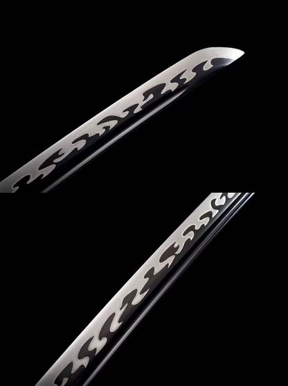 Hand Forged Japanese Samurai Katana Heavenly Serpent High Manganese Steel