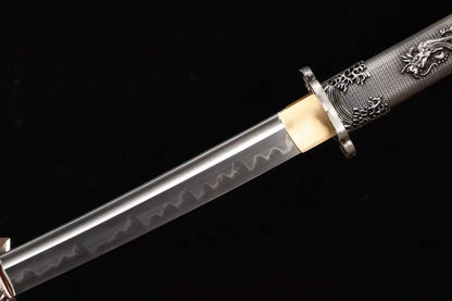 Handmade Japanese Tachi Odachi Water Dragon水龍 T10 Steel Burn Blade