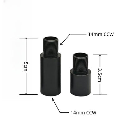 14mm CCW CNC Metal Extension Tube
