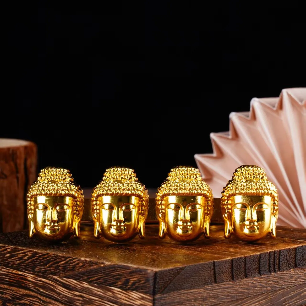 Buddha-head Brass Knuckles Metal Vintage Self-defense