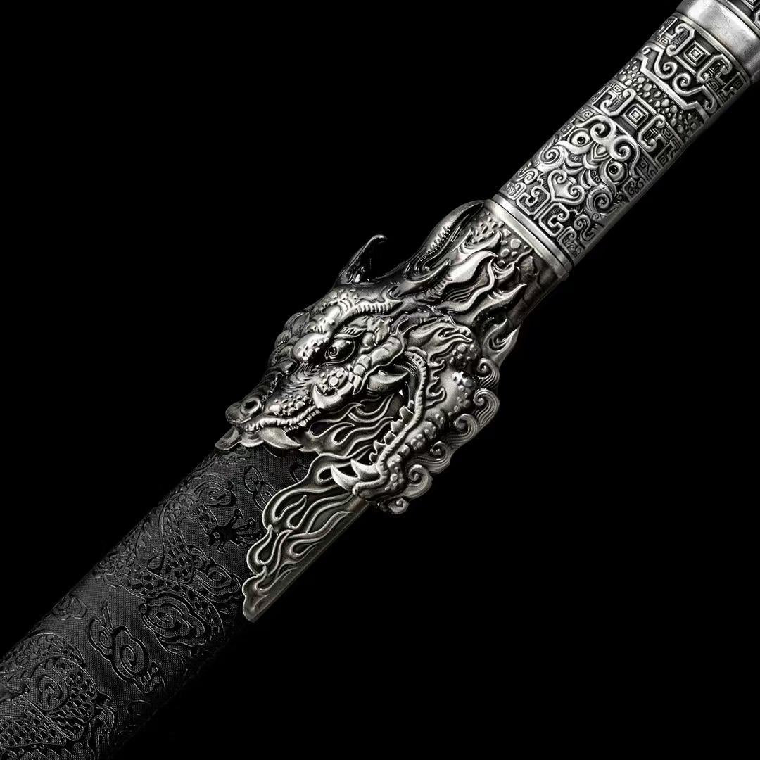 Handmade Ao Long Chinese Sword With High Manganese Steel