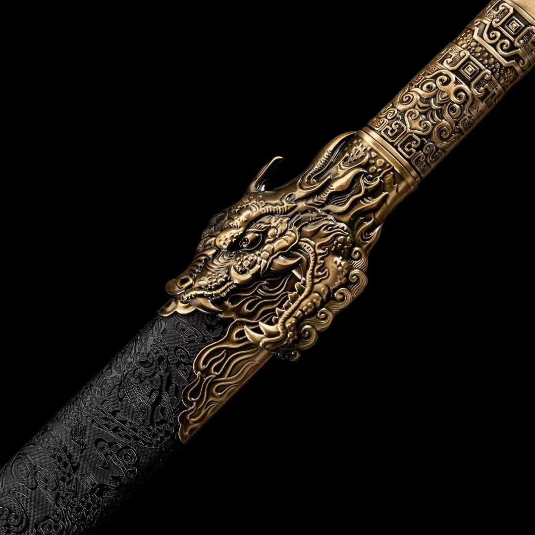 Handmade Ao Long Chinese Sword With High Manganese Steel