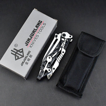 Mechanical Armor Magic Folding Knife