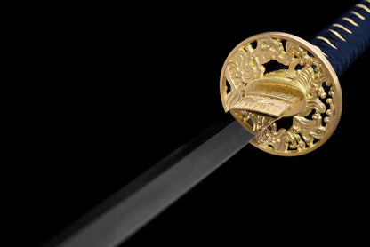 T10 Wave Katana with Mirror-Polished Finish