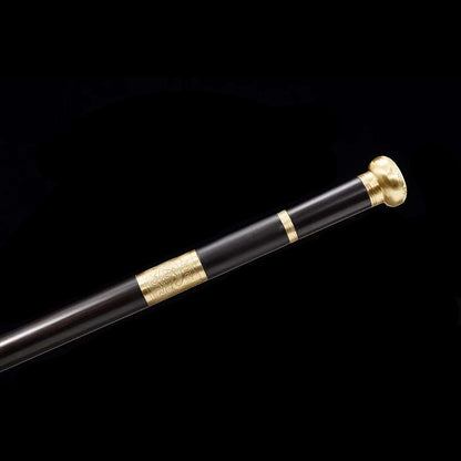 Three Dragons Playing with Pearls Cane Sword