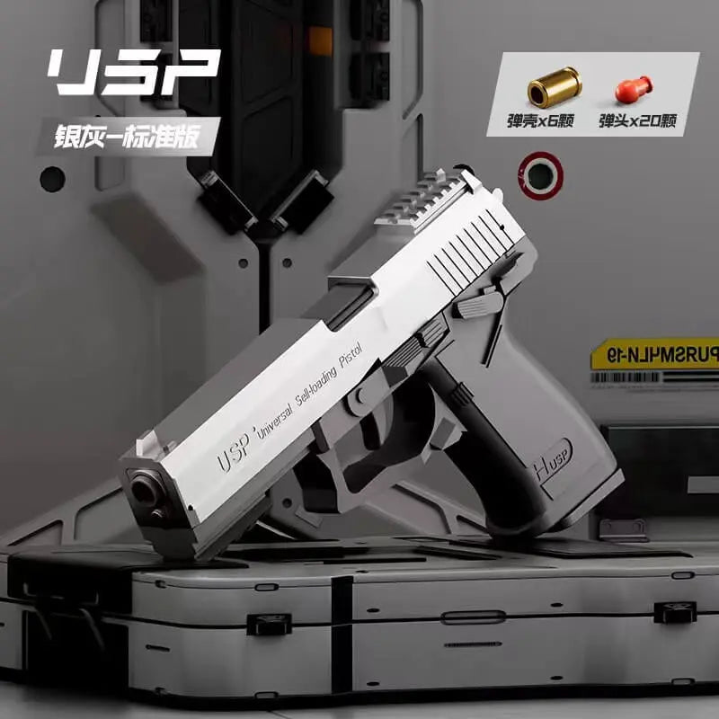 USP/Desert Eagle Self-reloading With Metal Barrel Pistol Nerf Toy Gun