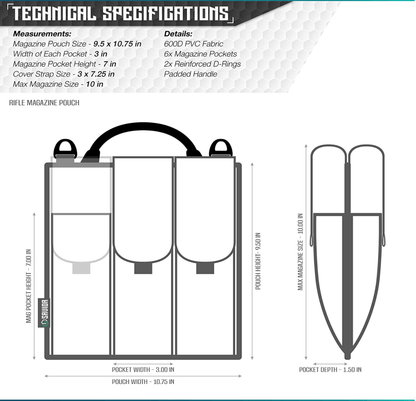 AR-15 Magazine Carrying Case