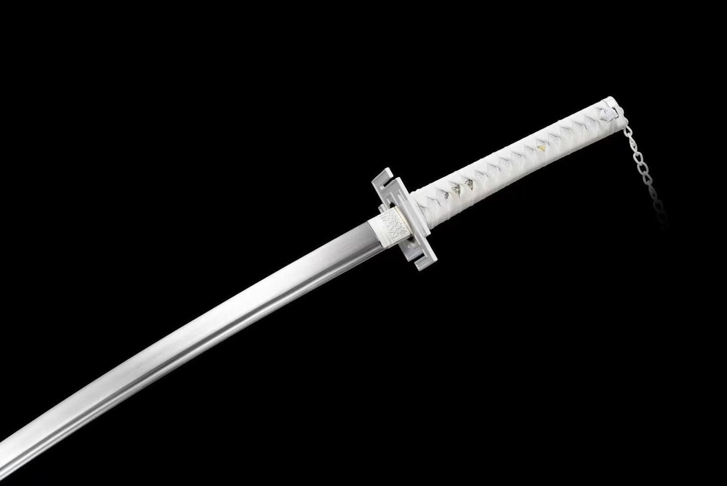 Hand Forged Anime Bleach Ichigo Bankai Sword Tensa Zangetsu Hand Polished  Spring Steel