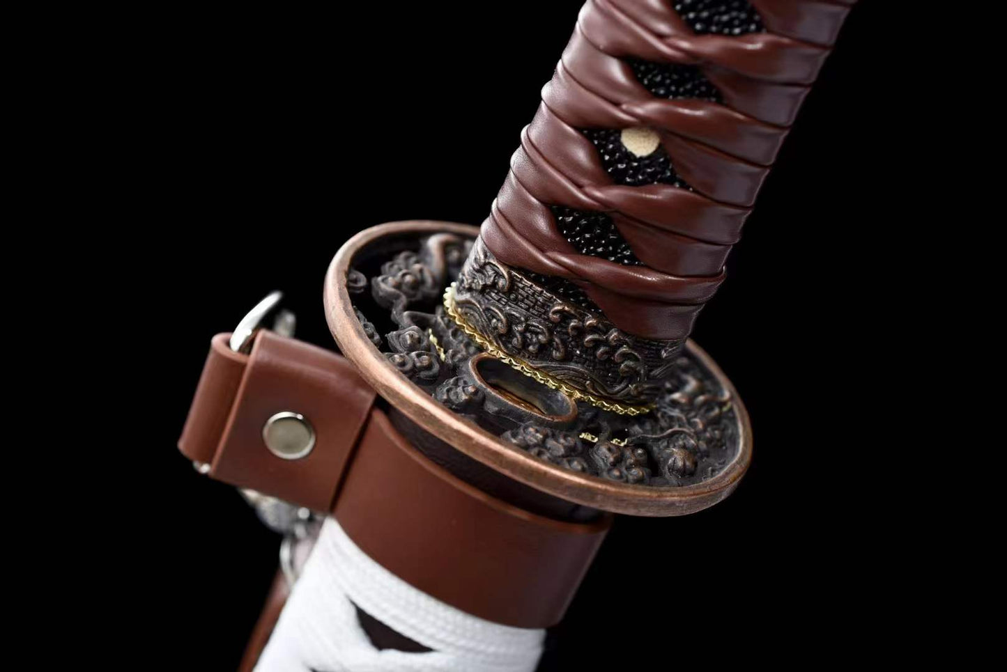 Hand Forged Anime Katana Walking Dead Mirror polishing