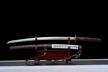 Hand Forged Anime Katana Walking Dead Mirror polishing