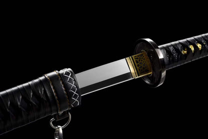 Hand Forged Anime Katana Walking Dead Mirror polishing