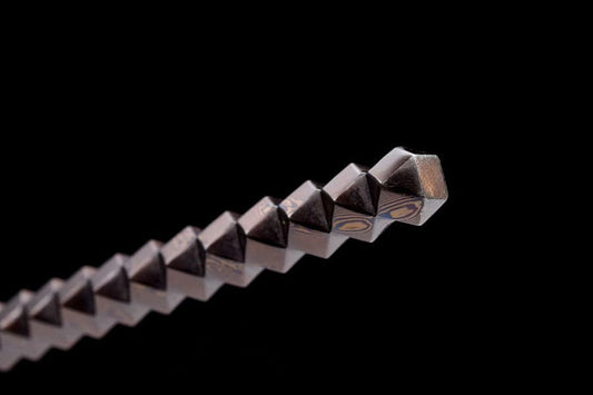 Hand Forged Gold Steel Sword breaker Damascus Steel