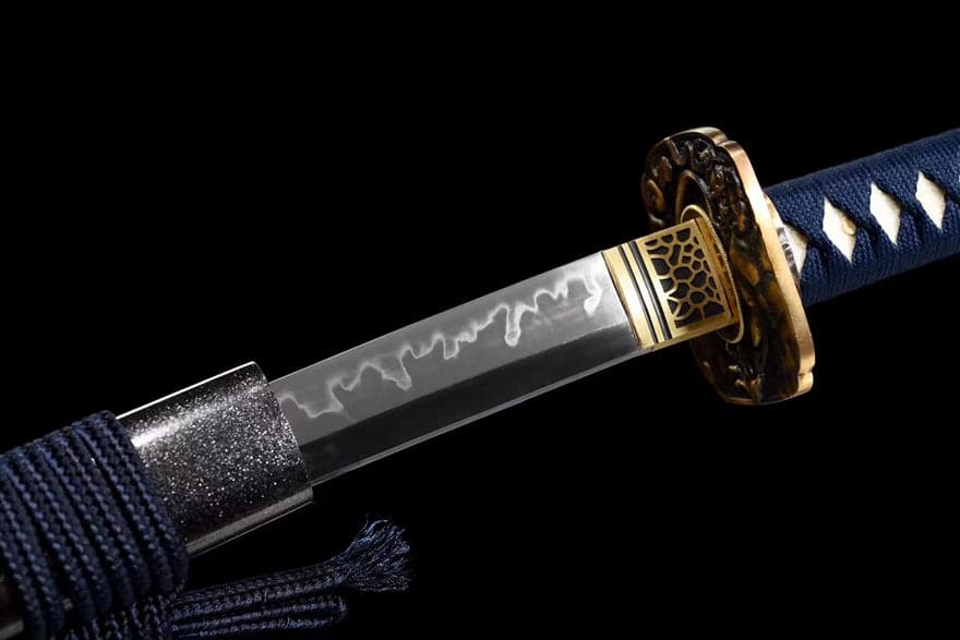 Hand Forged Japanese Samurai Katana Kṣitigarbha Bodhisattva T10 Carbon steel Mirror grinding