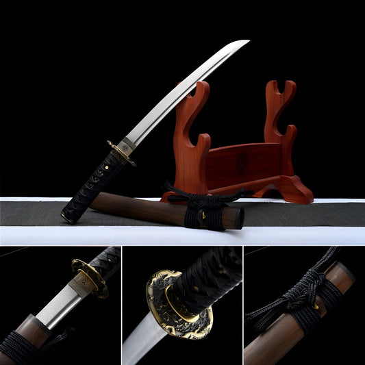 Hand Forged Japanese Short knife Imperial Soul Pattern Steel