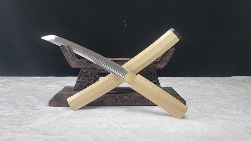 Hand Forged Japanese Tanto Dumu Anise T10 Carbon steel Turns the soil to burn blade