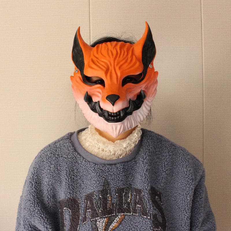 Hand-Made Anime Naruto Kurama Resin Mask