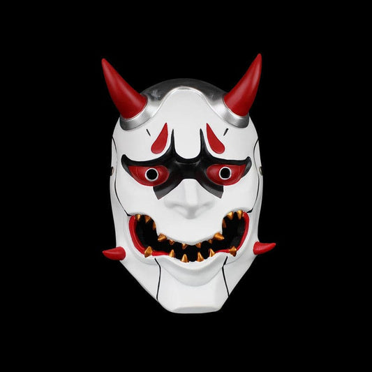 Hand-Made Japanese Hannya Death Resin Oni Mask