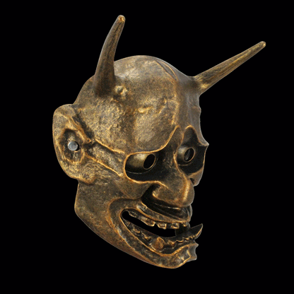Hand-Made Japanese Hannya Devil Sushi Resin Oni Mask