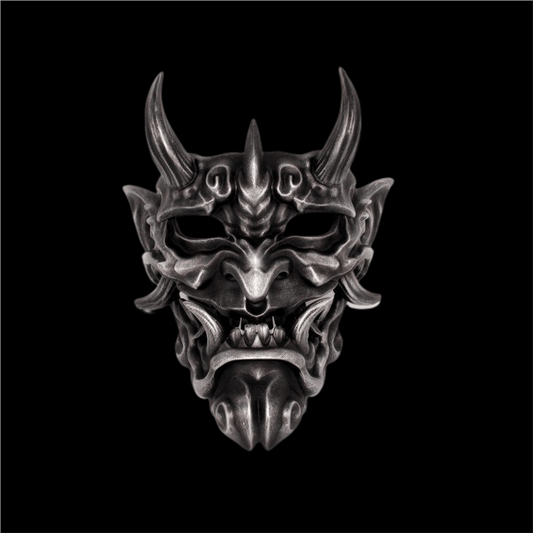 Hand-Made Japanese Hannya Little Noodle Ghost Resin Oni Mask