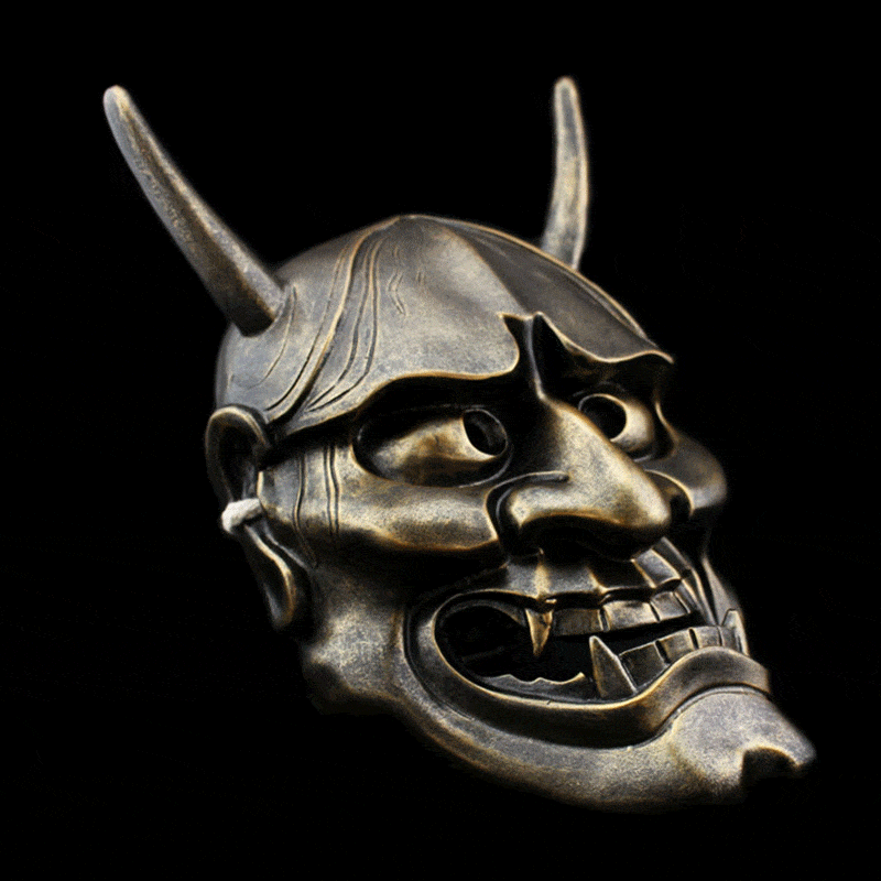 Hand-Made Japanese Hannya 凛凛蝶 Resin Oni Mask