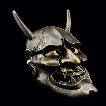 Hand-Made Japanese Hannya 凛凛蝶 Resin Oni Mask