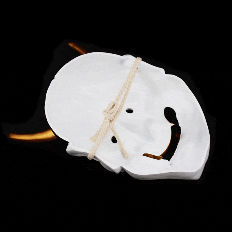 Hand-Made Japanese Hannya 凛凛蝶 Resin Oni Mask