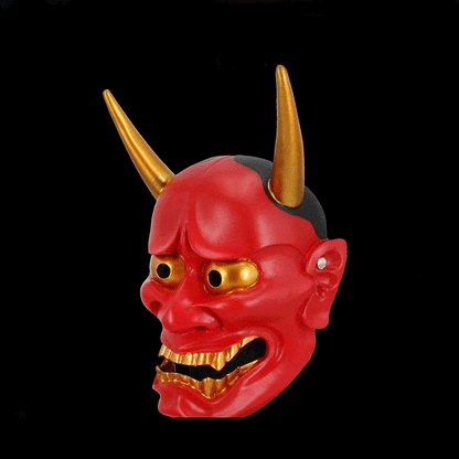 Hand-Made Japanese Hannya Resin Oni Mask