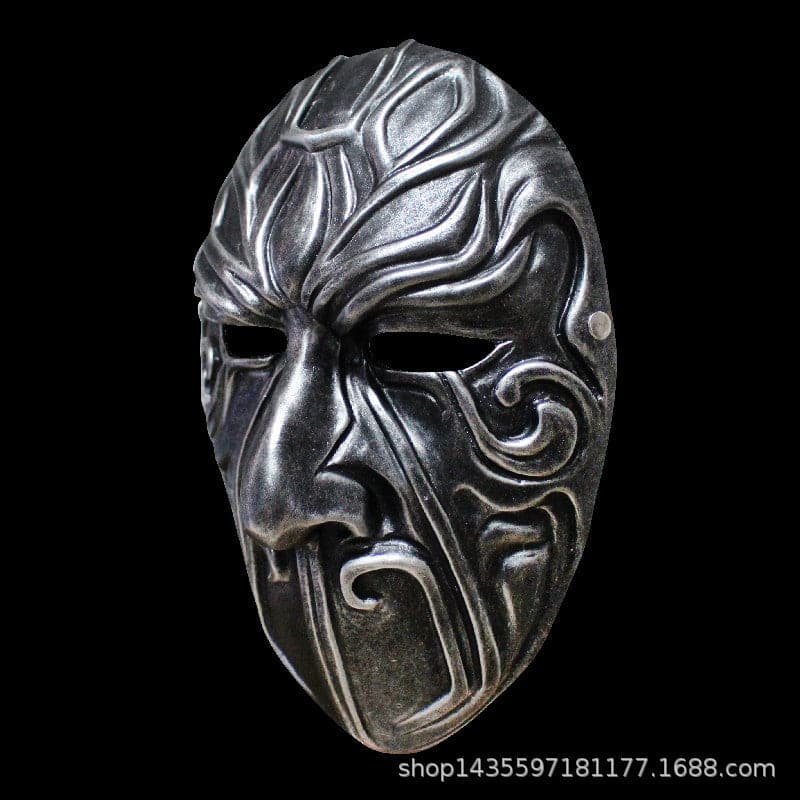 Hand-Made Painting the bad people Resin Mask