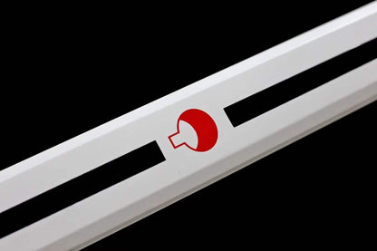 Handmade Anime NARUTO Sasuke Kusanagi-No-Tsurugi Sword Shirasaya Ninja Sword Spring Steel WhiteBlade