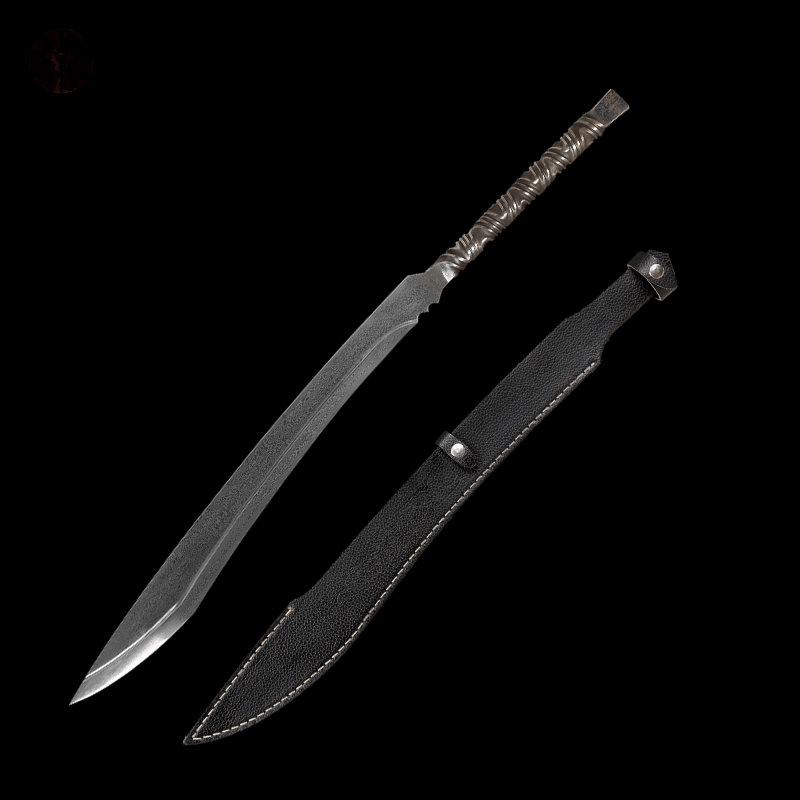 Handmade Chopper Pattern Steel One-piece forging