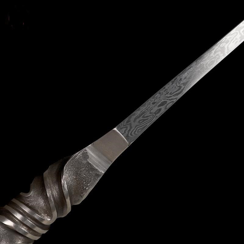 Handmade Chopper Pattern Steel One-piece forging