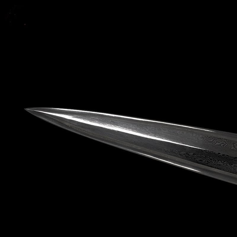 Handmade Dragon Scale Gun Pattern Steel One-piece forging