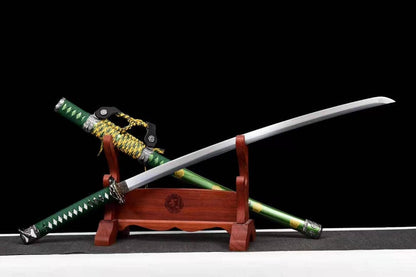 Handmade Japanese Tachi Odachi Ikeda High Performance 9260 Spring Steel Alloy Sakura Fittings