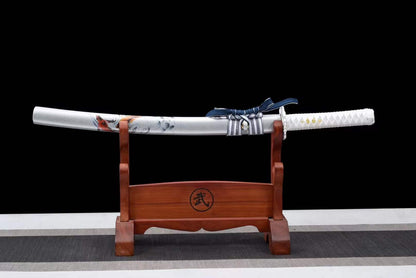 Handmade Japanese Wakizashi 魚 Short Sword Manganese Steel