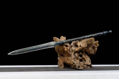 Handmade Overlord Gun Turn Pattern Steel One-piece forging