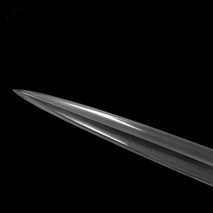 Handmade 马槊 Pattern Steel One-piece forging