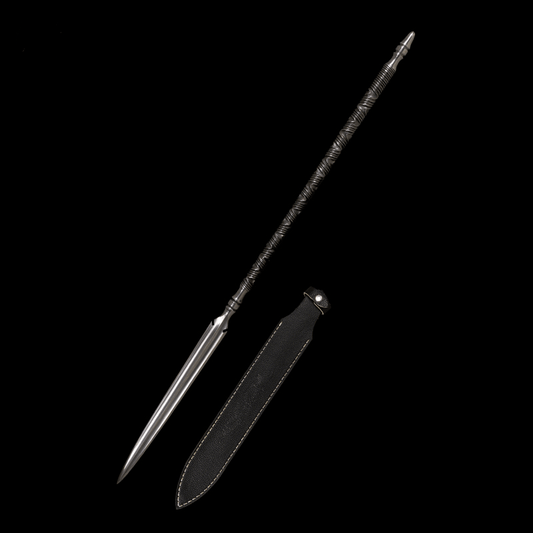 Handmade 马槊 Pattern Steel One-piece forging