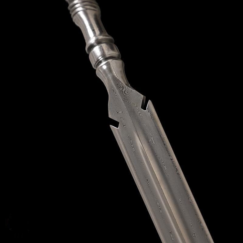 Handmade 马槊 Pattern Steel One-piece forging