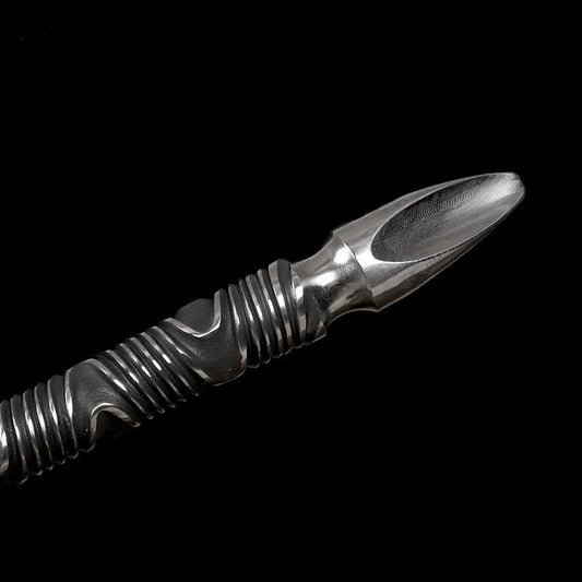 Handmade 三棱 Pattern Steel One-piece forging