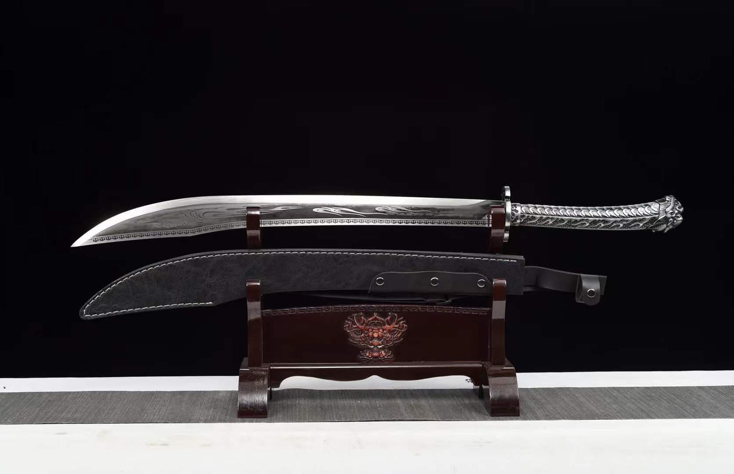 Handmade subdue tiger Manganese Steel Chinese Sword