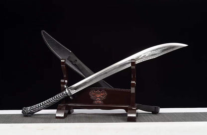 Handmade subdue tiger Manganese Steel Chinese Sword